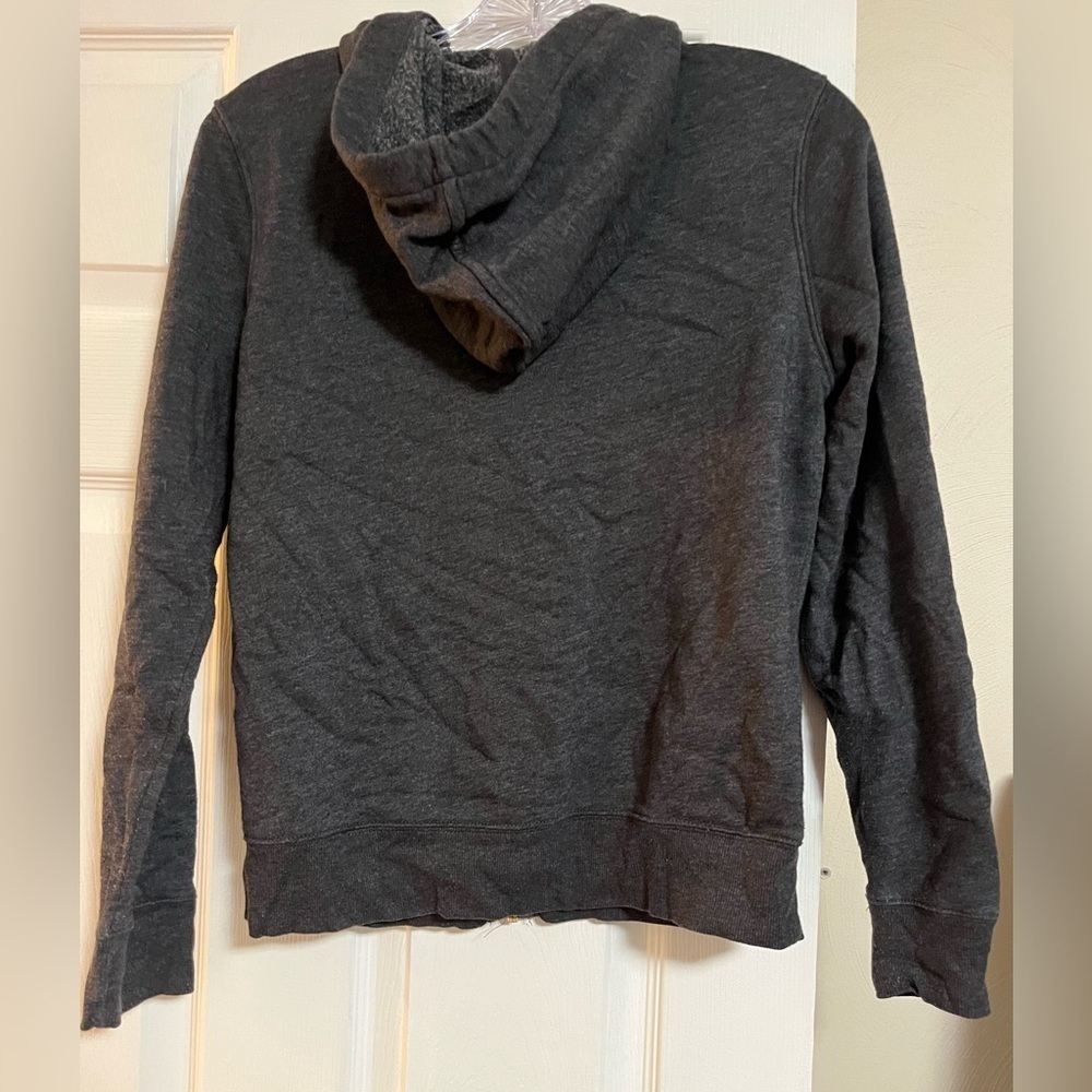 OLD NAVY Women’s Dark Gray Zip-Up Sweater - Picture 2 of 2